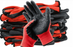 Apsauginės pir&scaron;tinės Darbo pir&scaron;tinės Patvarios Bhp Latex pakuotė 10 Porų 10 - Xl