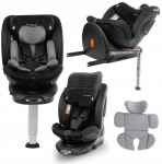 Automobilinė kėdutė Kidwell GoCar, 0-25 kg, black/grey