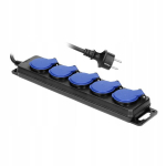 Orno Sodo / dirbtuvių ilginamasis laidas Ip44 5 lizdai 3m 3x1,5mm2 13193/3m