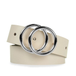 Moteri&scaron;kas odinis diržas 2,8 cm , smėlio