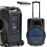 Eltax Voyager Bt 15 Mkii aktyvi kolonėlė 2x mikrofonai Sd Bt Usb 450 W