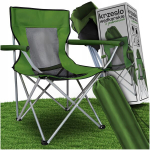 Sulankstoma turistinė kėdė, skirta žvejybai, stovyklavimui, žvejo kėdė, fotelis