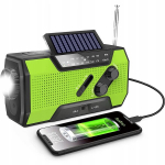 Tinklinis-baterinis Fm radijas Sape solarinis žibintuvėlis rankinis generatorius Maj&oacute;wka stovyklavimui