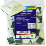 Lipnus kabelių laikiklis 30x30 baltas rai&scaron;telis 50vnt