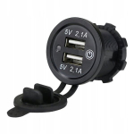 Automobilinis Usb įkroviklis 12-24v, 4.2a su lietimo jungikliu