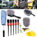 Detailing komplektas 13 dalių automobilio valymui patobulinti &scaron;epečiai padeliai