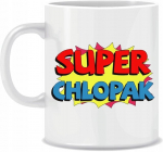 Puodelis "super berniukas" - puiki dovana 330ml