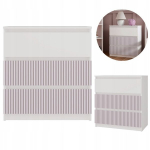 Komoda 70cm su 3 stalčiais miegamojo kambariui, vaikų kambariui, jaunimo kambariui, rožinė