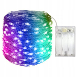 Masterled vidaus patalpų kalėdinė Led girlianda 3xaa 50 Led 5m Rgb