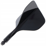 Condor Axe 120 Tri-skrzydžių kotai + Dart strėlyčių plunksnos Standard Black Long