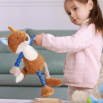 Sigikid 42849 mink&scaron;tas žaislas lapė patchwork sweety, mink&scaron;tas žaislas žaidimams ir glostymuisi, mink&scaron;tų medžiagų derinys kūdikiams ir vaikams, berniukams ir mergaitėms nuo 0 mėnesių iki 8 metų, įvairiaspalvis / lapė, 39 cm