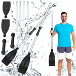 All-tech sulankstomas irklas 2in1 sup lentai, baidarei, pontonui, aliumininis, lengvas