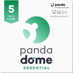 Antivirusinė programa Panda Dome Essential 2025 - debesų antivirusinė ir Vpn, žaidimų režimas (5 įrenginiai)