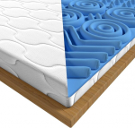 Pokar Premium antčiužinis, antčiužinis, antčiužinis, čiužinio apsauga, skalbiamas ir tinkamas alergi&scaron;kiems žmonėms, 130 x 200 cm