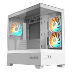 Gigabyte Aorus C500 Balta RGB Midi Tower Temperuotas Stiklas ATX Kompiuterio Korpusas
