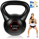 Svarmuo Kettlebell Sapphire 12kg kamuolys svarelis hantelis treniruotėms