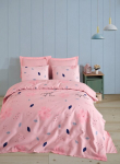 L'essentiel Maison lovatiesė su pagalvių užvalkalais FlowerofLove - Powder v2, 200x230 cm, įvairių spalvų