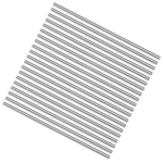 Plieniniai strypai Hss 2.8mm x 100mm, 20 vnt.