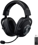 Logitech G Pro X Lightspeed belaidės žaidimų ausinės su Blue Vo Ce mikrofonu, 50 mm Pro-g garsiakalbiais, Dts Headphone: X 2.0 erdvinis garsas e-sportui, 20+ valandų baterijos veikimo laikas, Pc / Mac, juodos