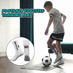 Cartlant futbolo kilimėlis, 60 x 90 cm, neslystantis futbolo kilimėlis, pakopinis futbolo treniruočių kilimėlis, smūgius sugeriantis futbolo kilimėlis, treniruočių kilimėlis, kamuolio kontrolė, dovanos vaikams, su futbolo kojinėmis