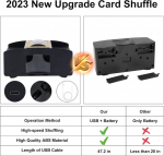 Automatinis kortų mai&scaron;ytuvas 2/4 kaladėms, Usb/baterija