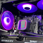 Kompiuteris INTOP AQUA Ryzen 5 9600X 16GB DDR5 1TB SSD M.2 NVME+2TB RTX5070Ti 16GB no-OS