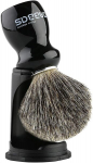 Anbbas skutimosi &scaron;epetėlis, natūralūs barsuko plaukai, auk&scaron;tos kokybės medinė rankena, skutimosi putų &scaron;epetėlis, prabangus, vyrams. Juodas