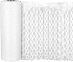 Yuchengtech burbulinė plėvelė 30cm x 40cm x 300m pripučiama moliūgo plėvelė pakavimui ir siuntimui