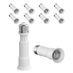 E27 led lempos lizdas, laikiklis, e27 lempos laikiklio prailginimas led lemputėms, sieninis e27 lizdas koridoriams, laiptinėms, balkonams, įrengimas per 10 s