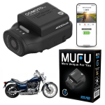 Fotoaparatas vaizdo registratorius motociklui mufu v11s pro full hd 30fps baterija16h