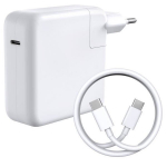 Maitinimo &scaron;altinis Kroviklis 87W + USB-C USB-C kabelis MacBook PRO 15 PRO 13 MacBook AIR 15 AIR 13 Phonillico&reg;