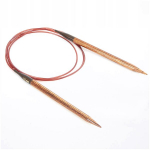 Knitpro mediniai virbalai su valu 100cm-ginger-7,00