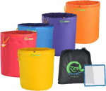 Ipower glbbag5x5 5 galonų 5 mai&scaron;ų žolelių ledo burbulų ha&scaron;i&scaron;o mai&scaron;elių esencijos ekstraktoriaus rinkinys, patvari vandeniui atspari nailono medžiaga, įmontuotas lankstus laidas, nemokamas ne&scaron;iojimo krep&scaron;ys ir presavimo ekranas