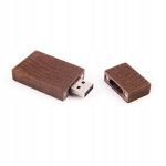 USB laikmena Medinis "pendrive" 16 Gb Usb 3.0 Tamsaus Rie&scaron;uto