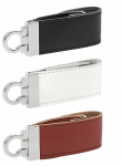 USB laikmena Reklaminis usb raktas su logotipu odinis Pds-3 128 gb graviruotas usb 10 vnt + dovanos!