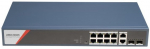 Hikvision DS-3E1512HP-SI-8P2T2F Managed Switch PoE - Switch - 1 Gbps (DS-3E1512HP-SI-8P2T2F)
