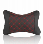 Galvos atramos pagalvėlė su siūlėmis Hoalte, 25x17 cm, juoda