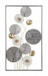 Dekoratyvinė 3d metalinė plok&scaron;tė įvairiaspalvė 50x6x90,5 cm