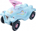 Big-bobby-car-classic unicorn, vaiki&scaron;ka transporto priemonė su vienaragio dizaino lipdukais, berniukams ir mergaitėms, maksimali apkrova 50 kg, paspiriama transporto priemonė vaikams nuo 1 metų, &scaron;viesiai mėlyna