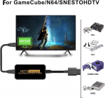 Powertrust N64 hdtv konverteris, skirtas nintendo 64, n64, gamecube, snes, sfc, ngc į hdmi konverterį
