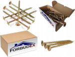 Medvaržčiai su lėk&scaron;teline galvute 8x180 staliaus torx 50vnt
