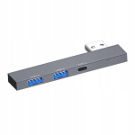Usb 3.0 koncentratorius Usb adapteris Ne&scaron;iojamas Kompakti&scaron;kas 3 viename Usb Usb3.0 Usb2.0 Tipas C
