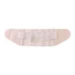 Elastingas juosmens diržas fitnesui, smėlio spalvos, xl