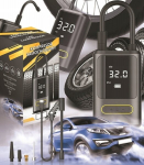 Gordon mini belaidis automobilinis kompresorius padangų pripūtimo siurblys automobiliui dviračiui motociklui