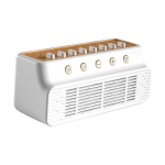 Ne&scaron;iojama belaidė bluetooth kolonėlė 3 Gear Timing Fashion White wood grain