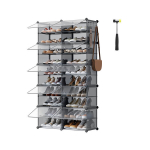 Batai lentyna, SONGMICS LPC035B01, 32 x 83 x 156 cm, &Scaron;viesiai pilka, Jalan&otilde;ude riiul, SONGMICS LPC035B01, 32 x 83 x 156 cm, Savihall