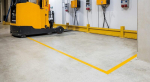 Durable Duraline grindų žymėjimo juosta, lipni ir neslystanti, 50 mm x 0,5 mm x 30 m (p x A x I), Ral 1003, signalinė geltona, 102104
