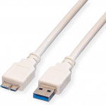 Value Usb 3.0 kabelis, Male A į Micro B Male 0.8 m (11,99,8873)