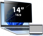 Pys Ne&scaron;iojamojo kompiuterio privatumo plėvelė, 14 colių apsaugos nuo &scaron;nipinėjimo mėlynos &scaron;viesos akinimo privatumo ekrano plėvelė, 16:9 nuimamas ekrano filtras, privatumo filtras, suderinamas su Lenovo Sgin Hp Dell Acer Samsung Asus Toshiba