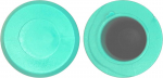 Cyclingcolors vaiki&scaron;kos dviračio rankenos su saugumu 22 mm skersmens, 85 mm ilgio guminės rankenos triračiui, paspirtukui, pora, turkio spalvos
